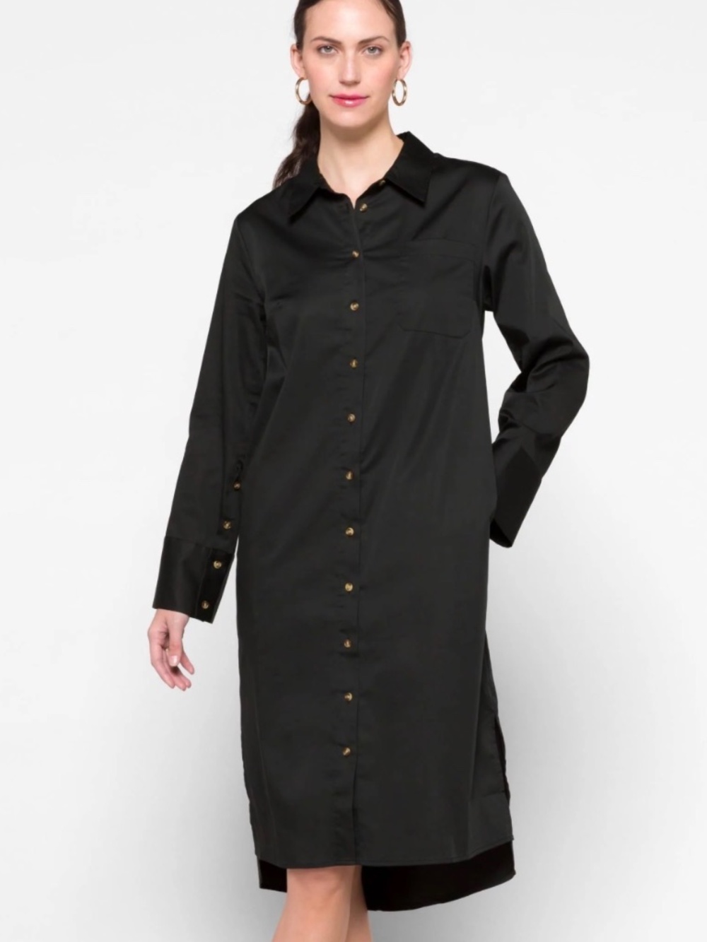 Universal Standard Peyton Poplin Shirt Dress, Small (14 - 16)